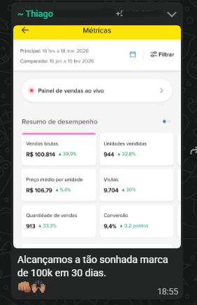 Depoimento de seller