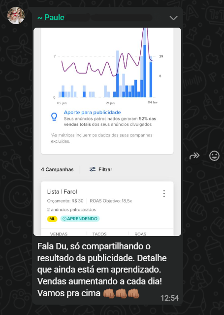 Depoimento de seller