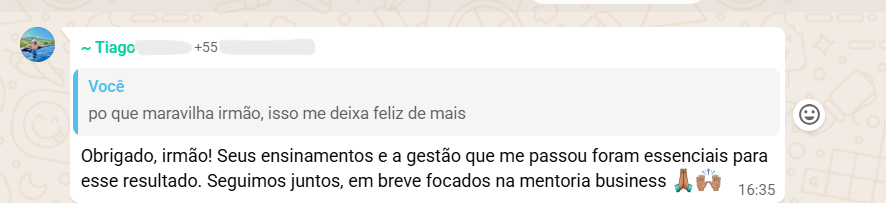 Depoimento de seller