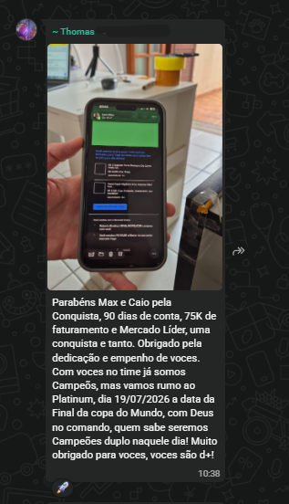 Depoimento de seller