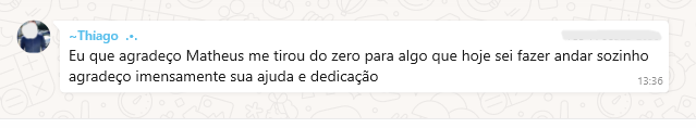 Depoimento de seller