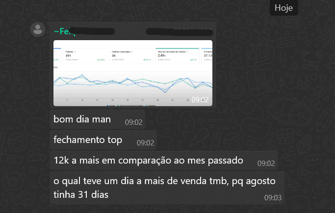 Depoimento de seller