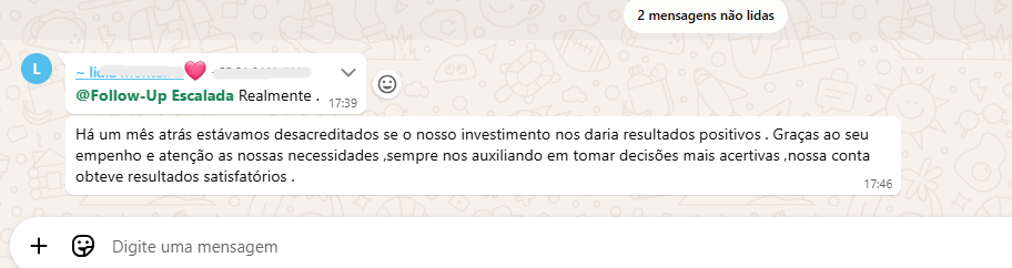Depoimento de seller